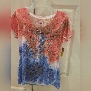 Womens Patriotic Top
